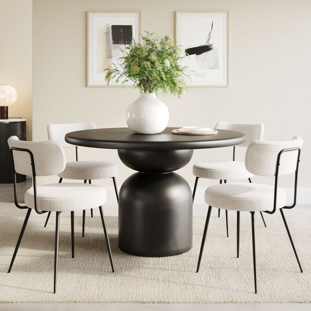 The Hals Dining Table Black  Era and Style Inspired Home Decor 1