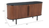 The Koriana Sideboard Black & Walnut  Era and Style Inspired Home Decor 1