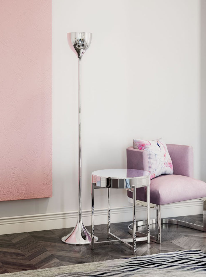 The Neutrino Floor Lamp Chrome  Era and Style Inspired Home Decor 1