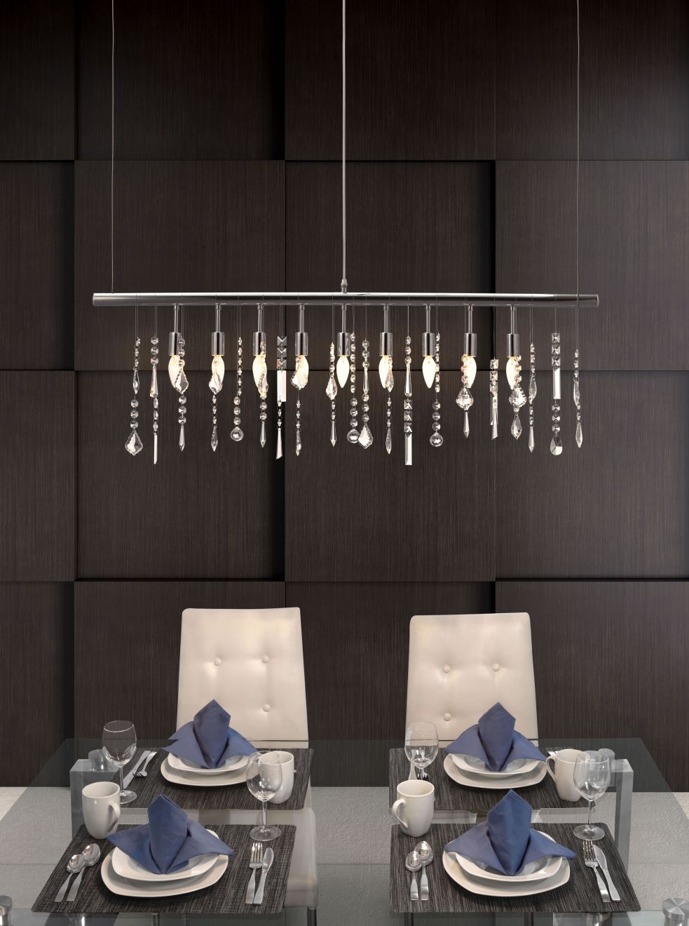 The Shooting Stars Ceiling Lamp Chrome  Era and Style Inspired Home Decor 1