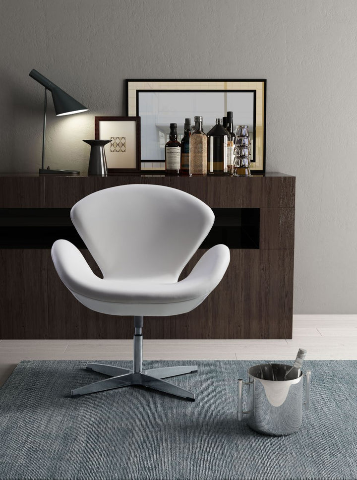 The Pori Accent Chair White  Era and Style Inspired Home Decor 1