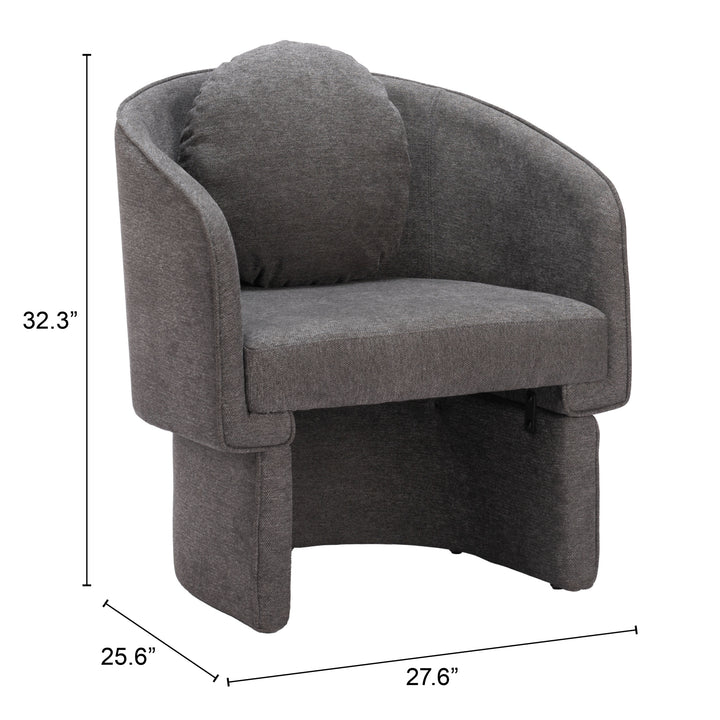 The Olya Accent Chair Truffle Gray  Era and Style Inspired Home Decor 1