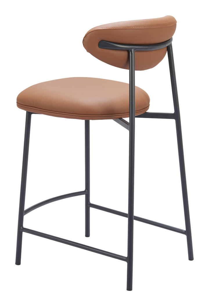 The Rorun Counter Stool (Set of 2) Brown  Era and Style Inspired Home Decor 1