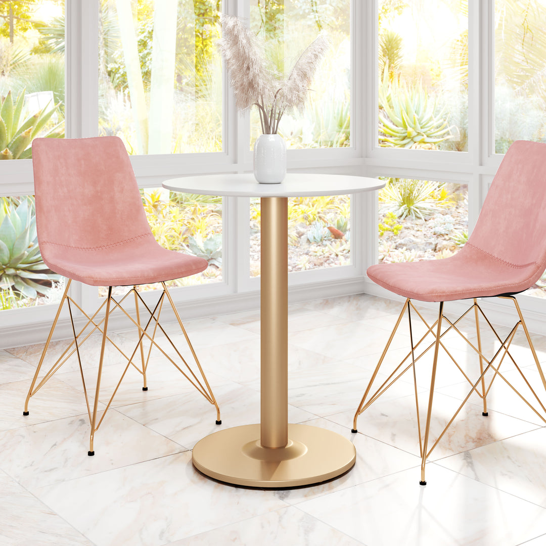 The Alto Bistro Table White & Gold  Era and Style Inspired Home Decor 1