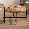 Modern Thread Design Round Coffee Table