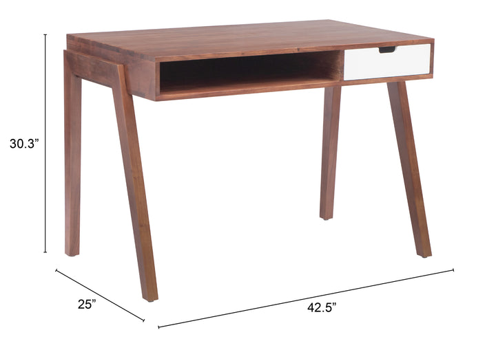 The Linea Desk Walnut  Era and Style Inspired Home Decor 1