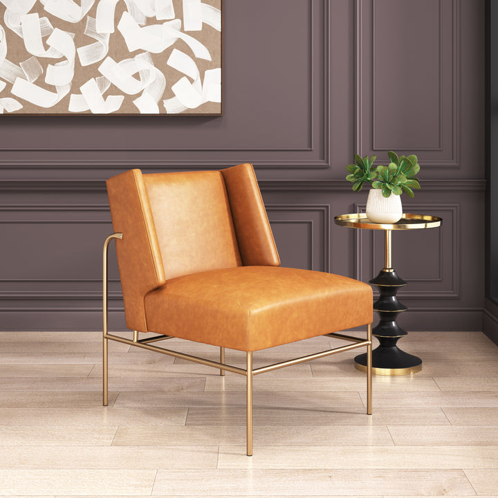 The Atlanta Accent Chair Brown  Era and Style Inspired Home Decor 1