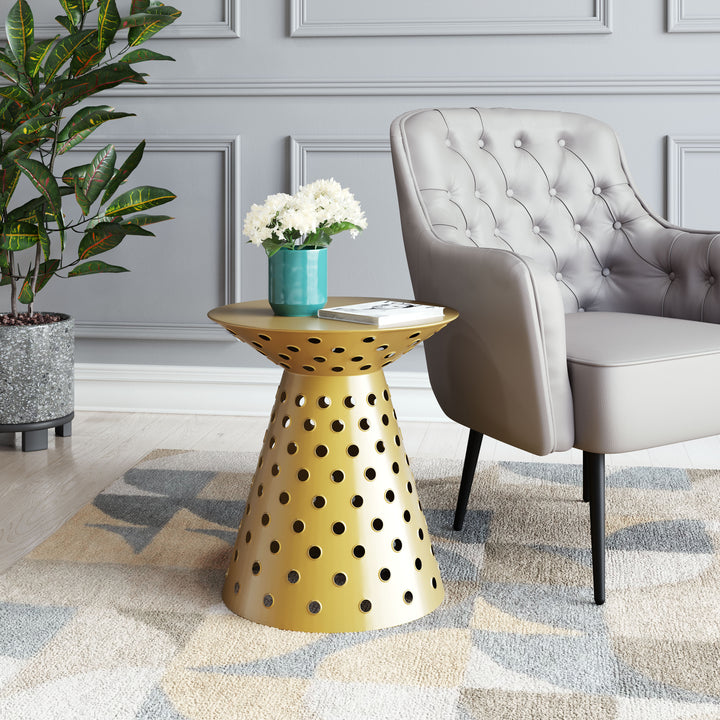 The Proton Side Table Gold  Era and Style Inspired Home Decor 1