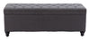 The Halifax Storage Bench Gravel Gray  Era and Style Inspired Home Decor 1