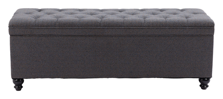 The Halifax Storage Bench Gravel Gray  Era and Style Inspired Home Decor 1