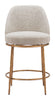 The Nordhavn Swivel Counter Stool Beige & Gold  Era and Style Inspired Home Decor 1