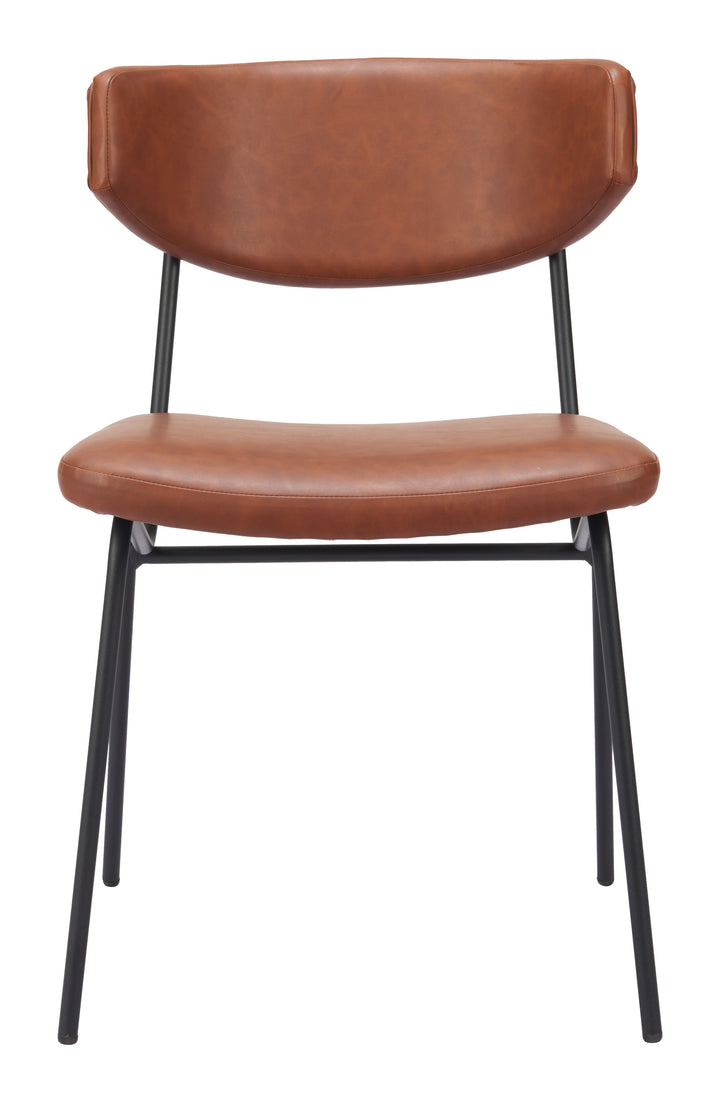 The Charon Dining Chair (Set of 2) Vintage Brown  Era and Style Inspired Home Decor 1