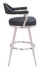 The Vagur Swivel Barstool Black  Era and Style Inspired Home Decor 1