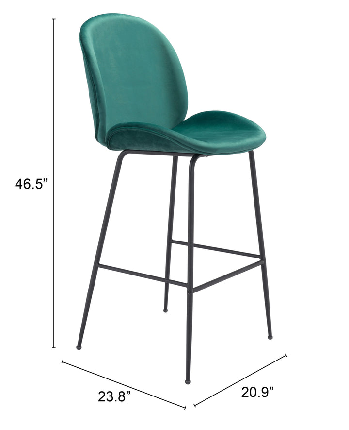 The Miles Barstool Green  Era and Style Inspired Home Decor 1