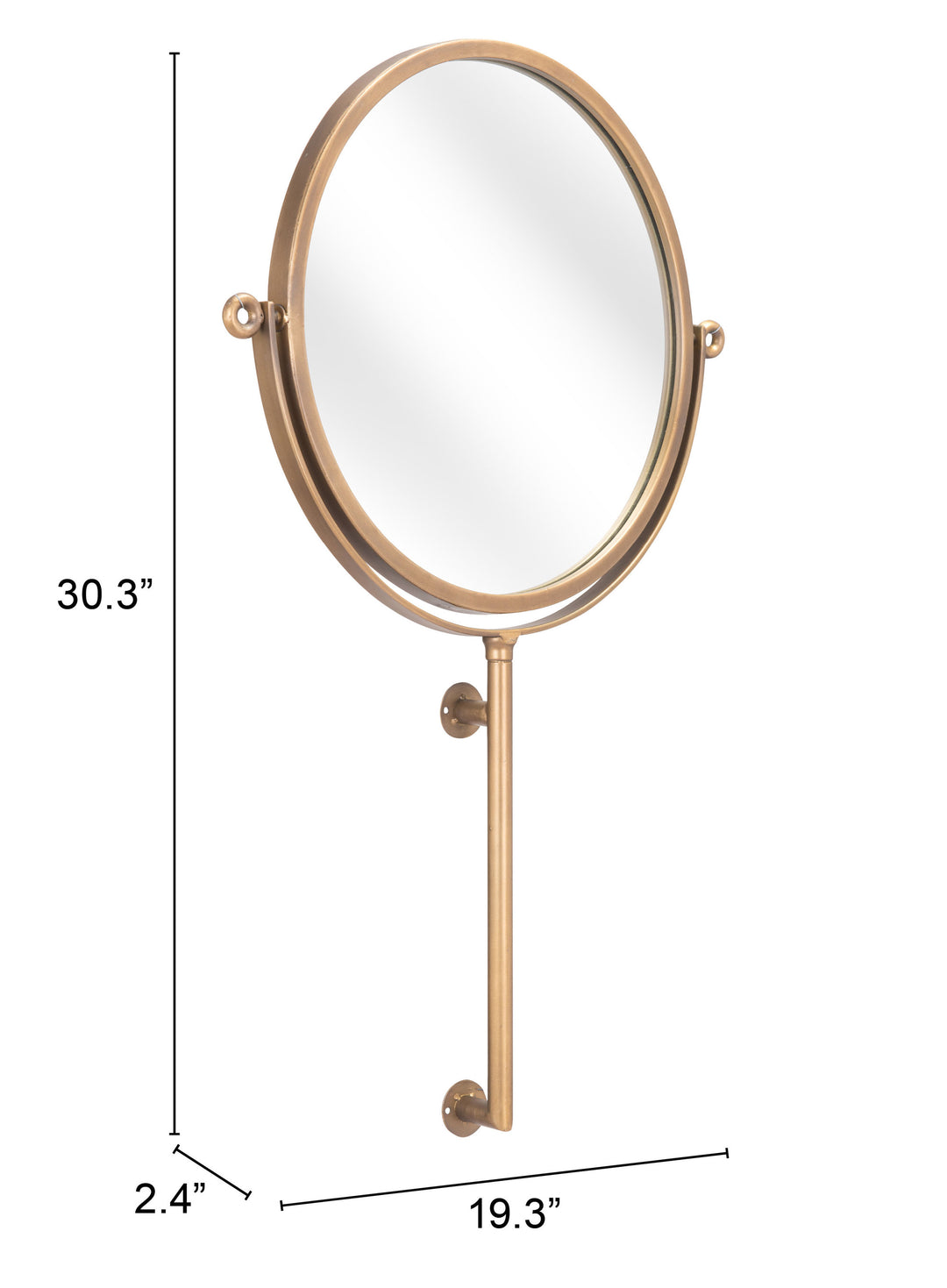 The Bernis Mirror Brass  Era and Style Inspired Home Decor 1