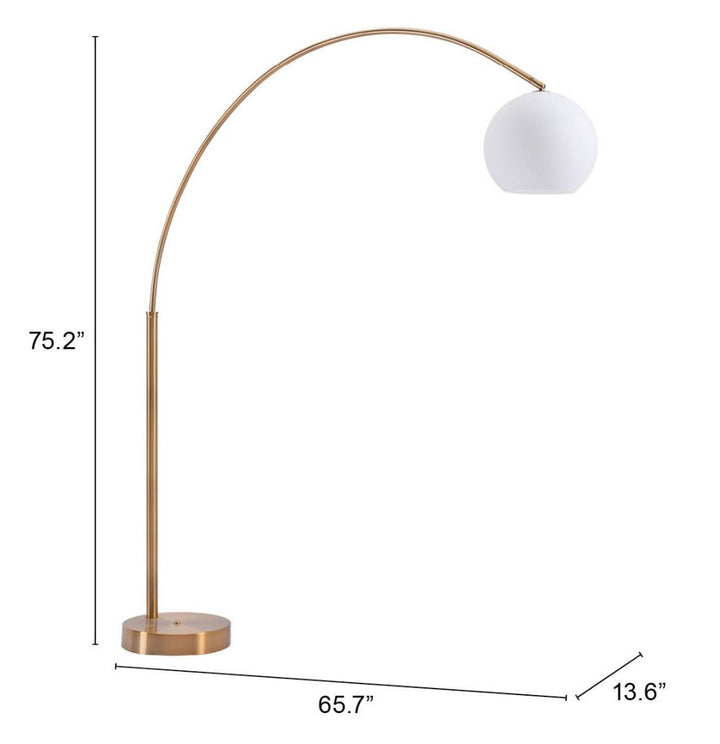 The Griffith Floor Lamp Brass  Era and Style Inspired Home Decor 1