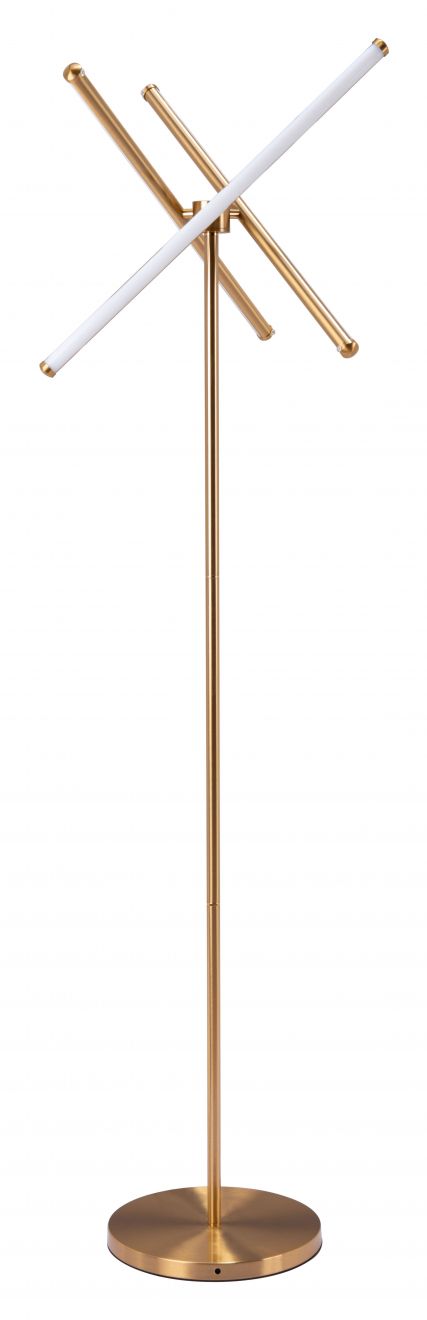 The Garza Floor Lamp Brass  Era and Style Inspired Home Decor 1