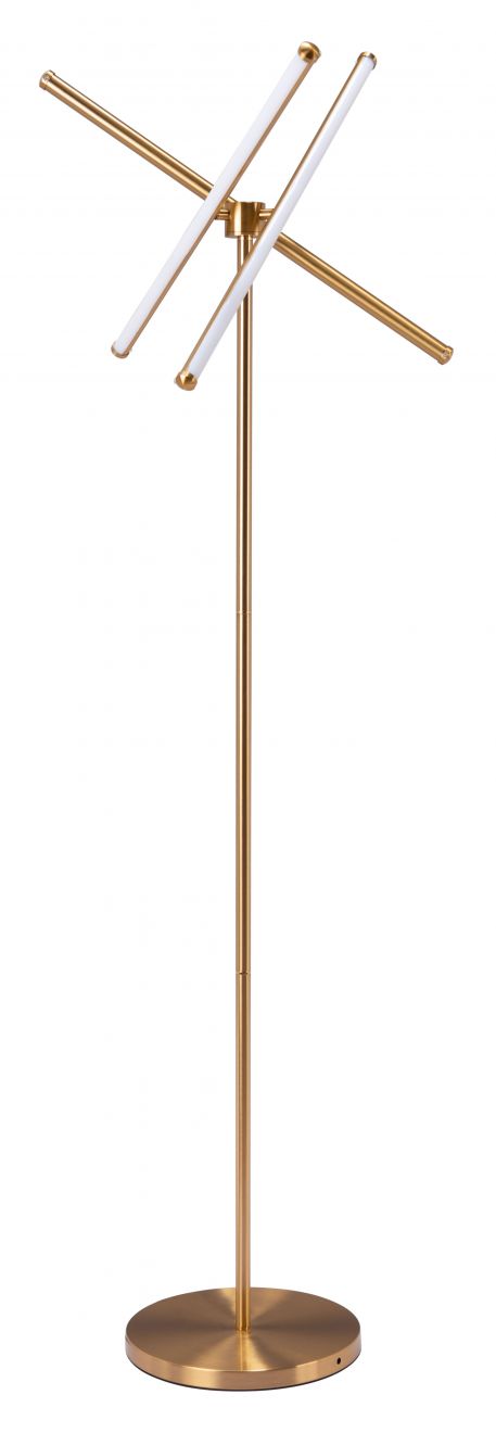 The Garza Floor Lamp Brass  Era and Style Inspired Home Decor 1