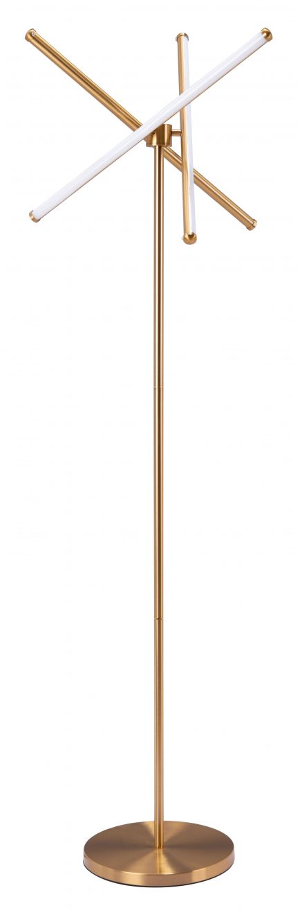 The Garza Floor Lamp Brass  Era and Style Inspired Home Decor 1