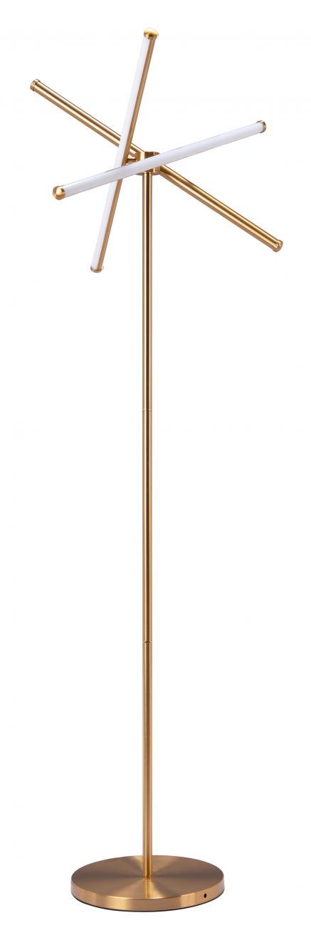 The Garza Floor Lamp Brass  Era and Style Inspired Home Decor 1