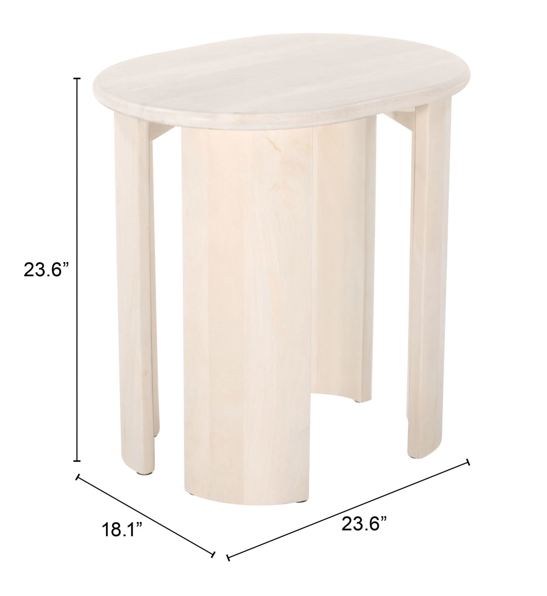 The Risan Side Table Natural  Era and Style Inspired Home Decor 1