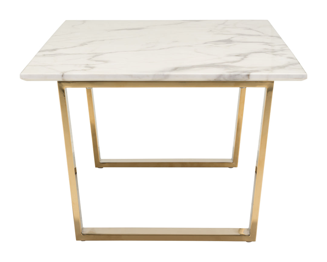 The Atlas Coffee Table White & Gold  Era and Style Inspired Home Decor 1