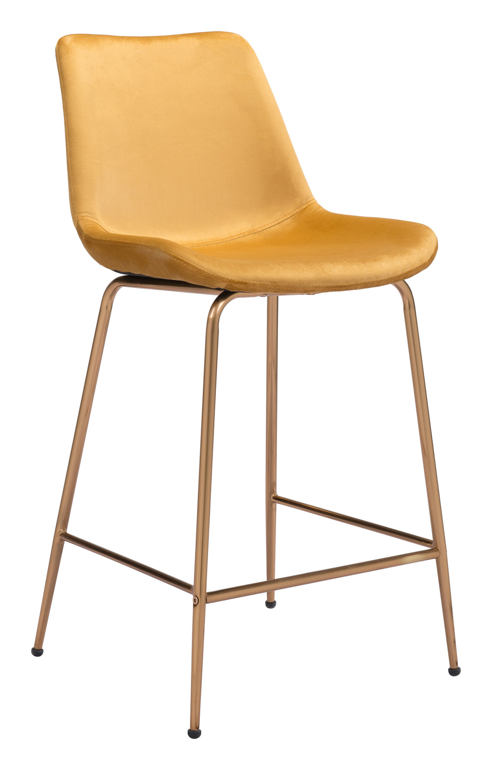 The Tony Counter Stool Yellow & Gold  Era and Style Inspired Home Decor 1