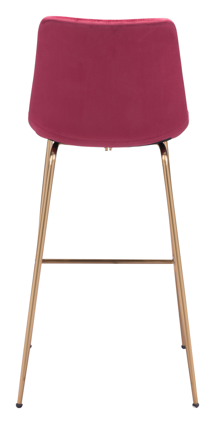 The Tony Barstool Red & Gold  Era and Style Inspired Home Decor 1