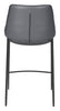 The Magnus Counter Stool (Set of 2) Dark Gray & Black  Era and Style Inspired Home Decor 1