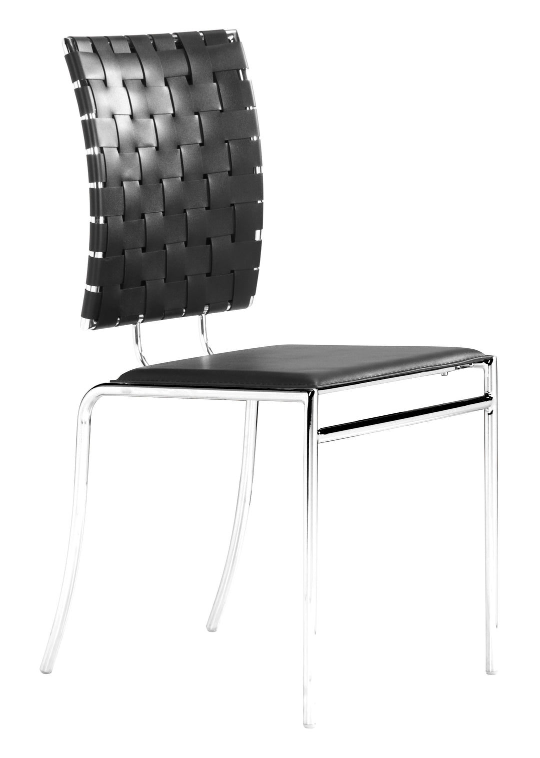 The Criss Cross Dining Chair (Set of 4) Black  Era and Style Inspired Home Decor 1