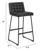 The Pago Barstool (Set of 2) Black  Era and Style Inspired Home Decor 1