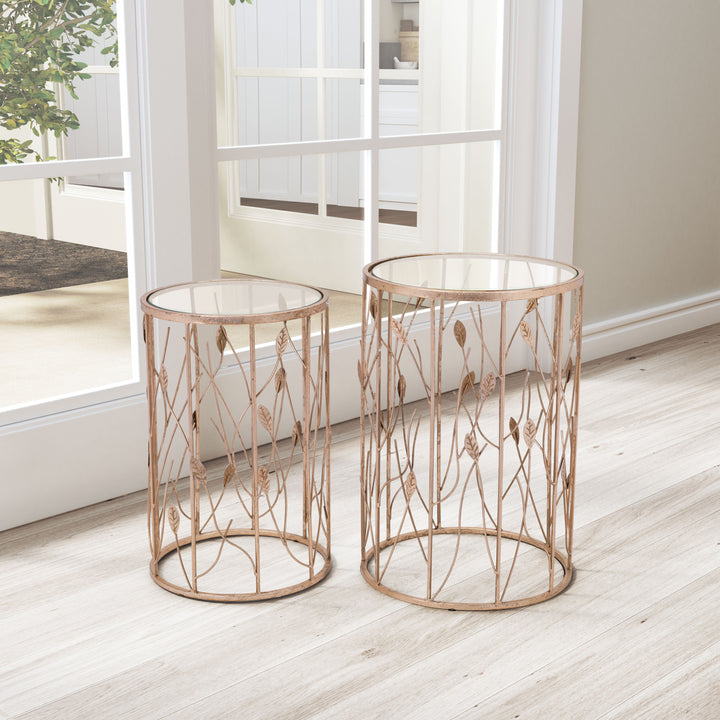 The Sage Side Table Set (2-Piece) Gold  Era and Style Inspired Home Decor 1