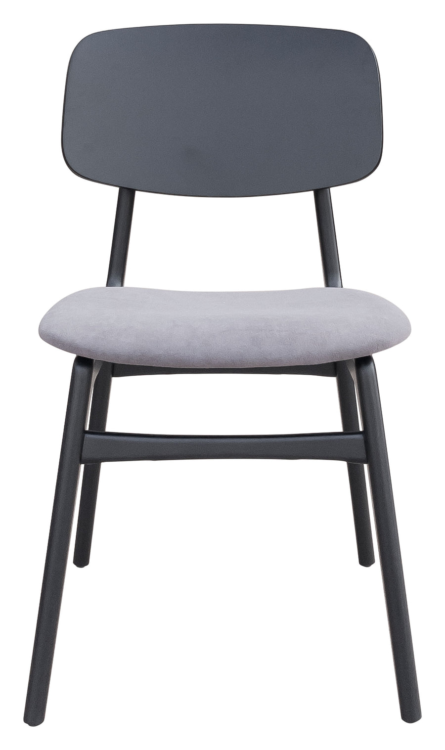 The Othello Dining Chair (Set of 2) Gray & Black  Era and Style Inspired Home Decor 1