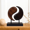 Yin Yang Handmade Wooden Sculpture by Decozen