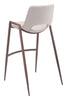 The Desi Barstool (Set of 2) Beige & Walnut  Era and Style Inspired Home Decor 1