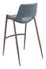 The Desi Barstool (Set of 2) Azure Gray & Walnut  Era and Style Inspired Home Decor 1