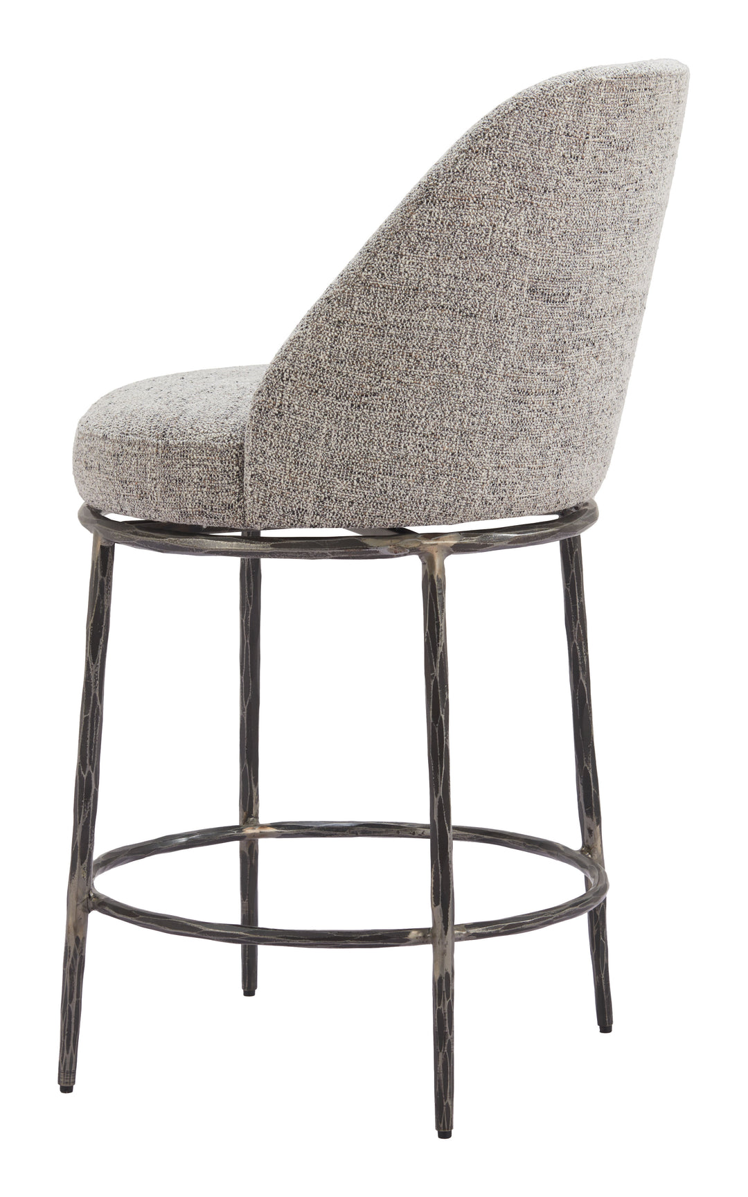 The Nordhavn Swivel Counter Stool Gray  Era and Style Inspired Home Decor 1