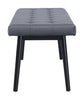 The Tanner Bench Gray & Black  Era and Style Inspired Home Decor 1