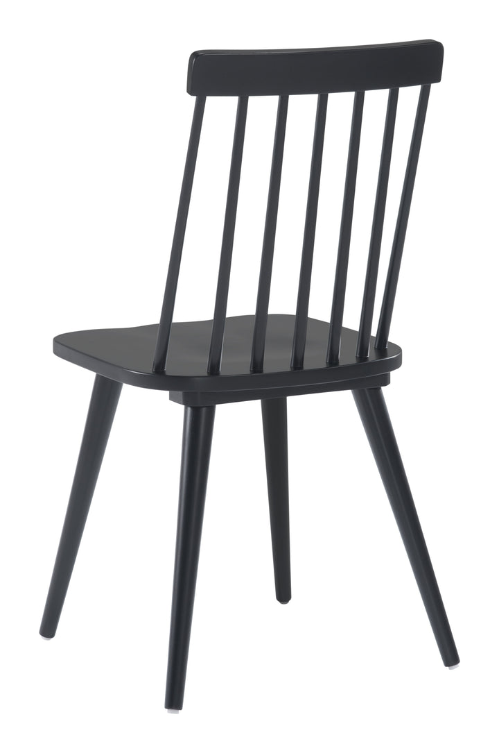 The Ashley Dining Chair (Set of 2) Black  Era and Style Inspired Home Decor 1