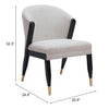 The Pula Dining Chair Misty Gray  Era and Style Inspired Home Decor 1