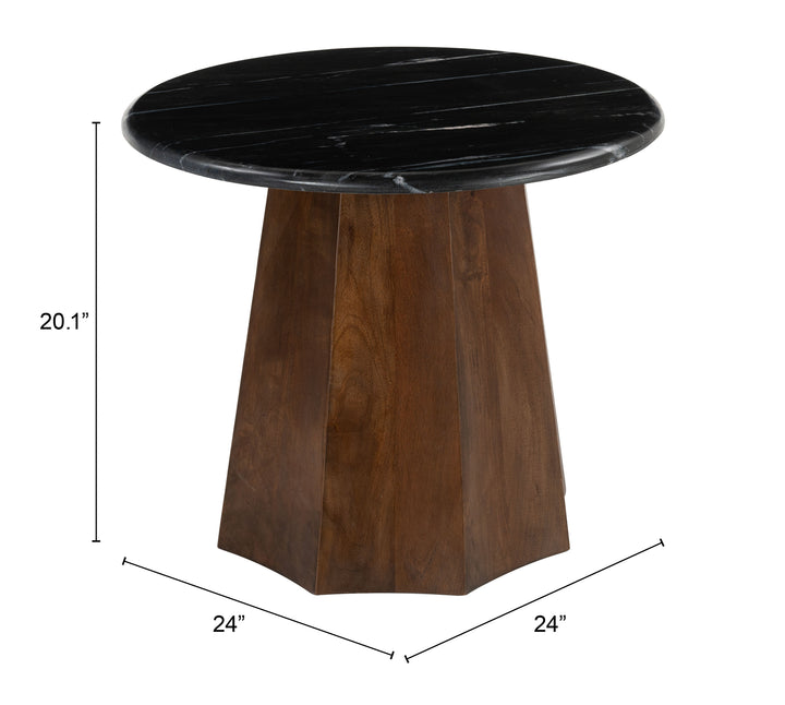 The Aipe Accent Table Black & Brown  Era and Style Inspired Home Decor 1