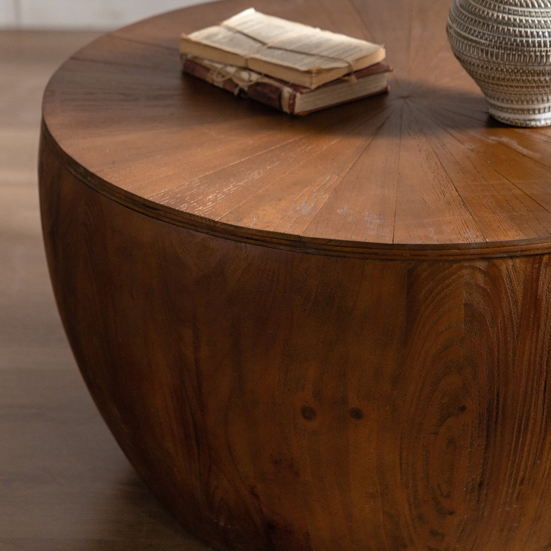 Vintage Style Bucket Shaped Coffee Table