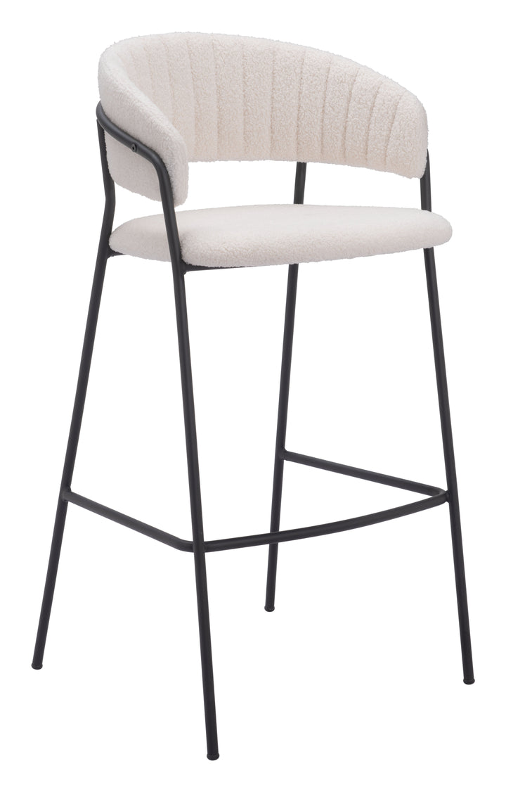 The Josephine Barstool (Set of 2) Cream  Era and Style Inspired Home Decor 1