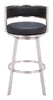 The Gimsby Swivel Barstool Black  Era and Style Inspired Home Decor 1