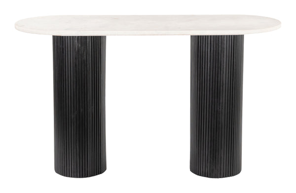 The Izola Console Table White & Black  Era and Style Inspired Home Decor 1