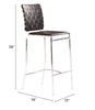 The Criss Cross Counter Stool (Set of 2) Black  Era and Style Inspired Home Decor 1