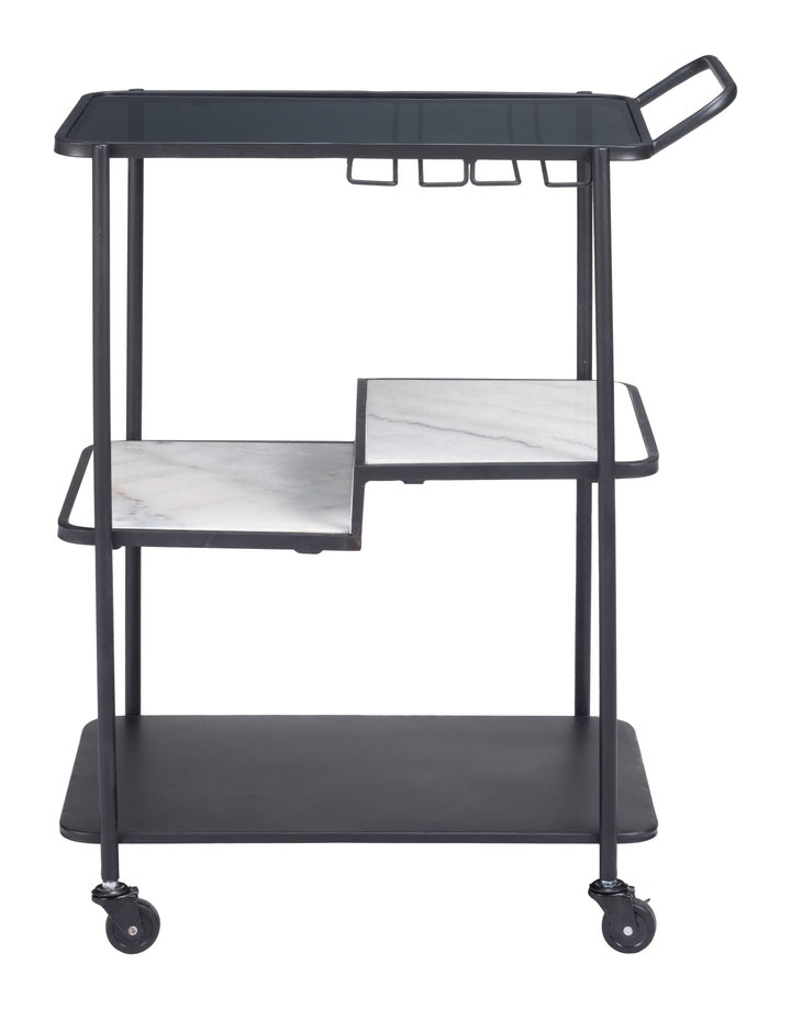 The Constanza Bar Cart Black  Era and Style Inspired Home Decor 1