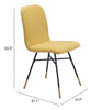 The Var Dining Chair (Set of 2) Yellow  Era and Style Inspired Home Decor 1