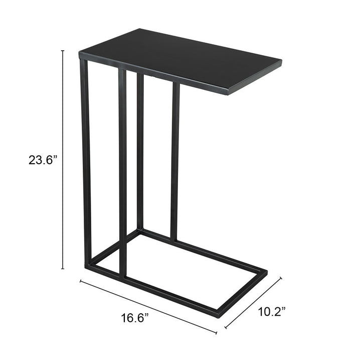 The Atom Side Table Black  Era and Style Inspired Home Decor 1