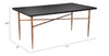 The Nida Dining Table Black & Bronze  Era and Style Inspired Home Decor 1